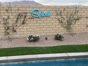 Custom Splash pool sign