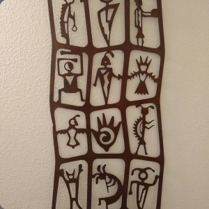 petroglyph wall art