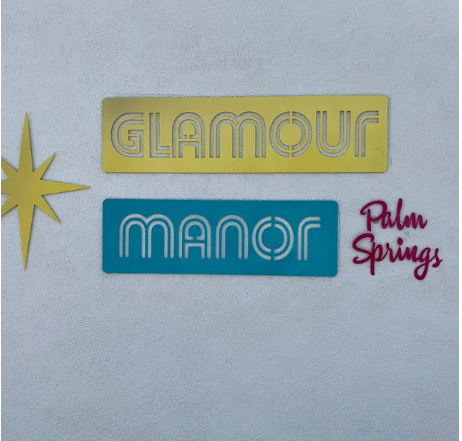 Glamour Manor sign