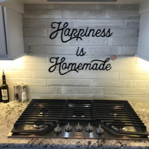 Happiness is Homemade sign