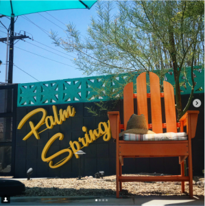 Palm Springs from Bellawoodworks instagram