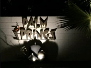 Palm Springs sign letters
