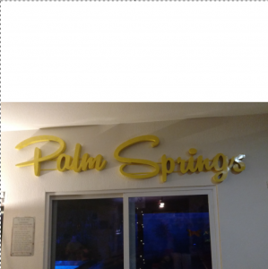 Palm Springs yellow powder coated