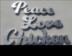 Peace Love Chicken