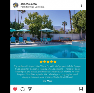 Vintage Sign Design Vacation rental acmehouse