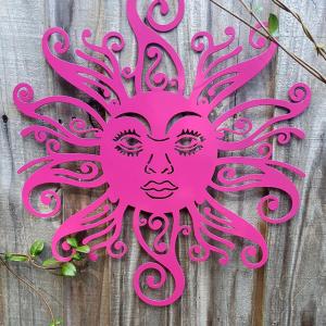 metal sun wall art