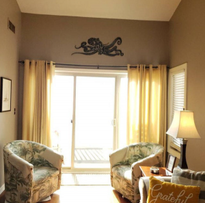 octopus metal wall art